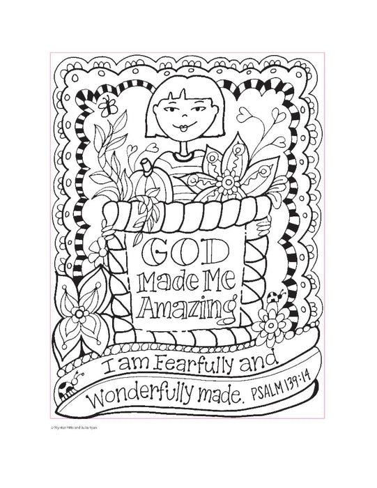 You're God's Girl! Coloring Book