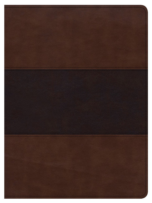 CSB Apologetics Study Bible, Mahogany Leathertouch, Indexed