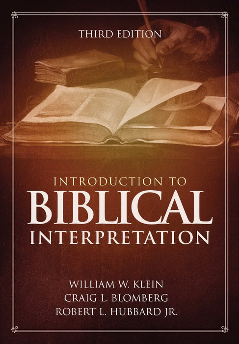 Introduction To Biblical Interpretation