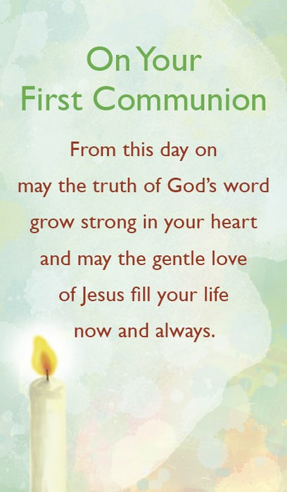 On Your First Communion Prayer Card (pack of 20)