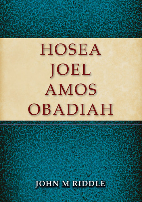 Hosea, Joel, Amos, Obadiah
