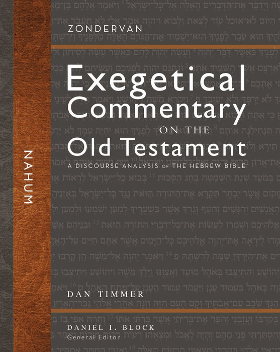 Nahum: A Discourse Analysis Of The Hebrew Bible