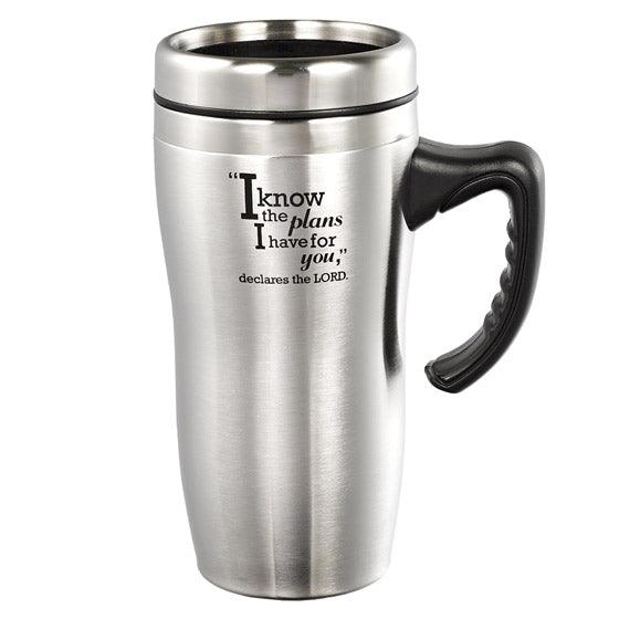 Jeremiah 29:11 Stainless Steel Mug with Handle