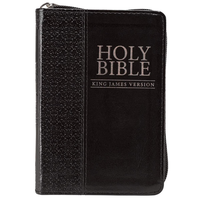 KJV Pocket BIble, Black with Zip