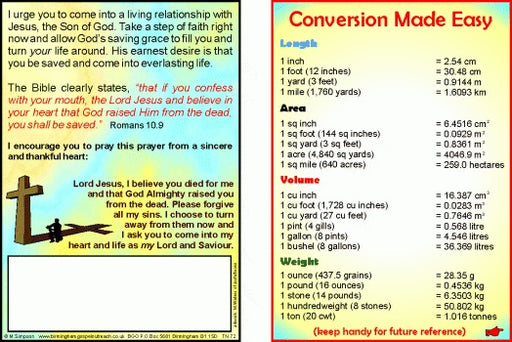 Tracts: Conversion Made Easy 50-Pack
