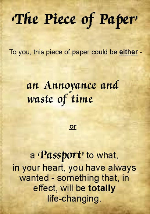 Tracts: The Piece of Paper 50-Pack