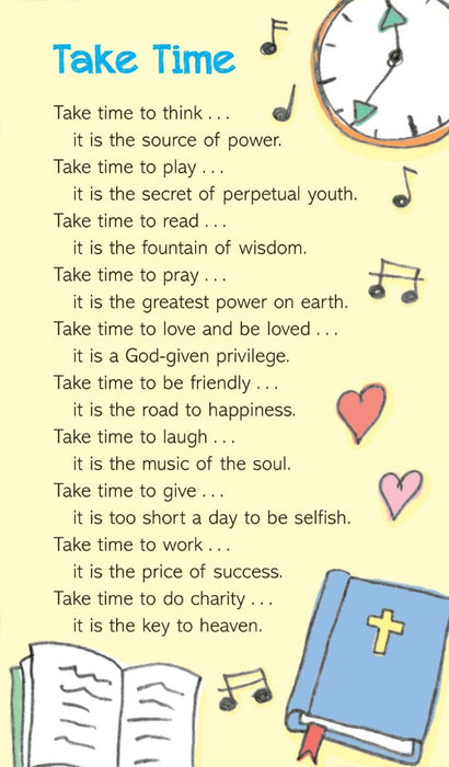 Take Time Prayer Cards