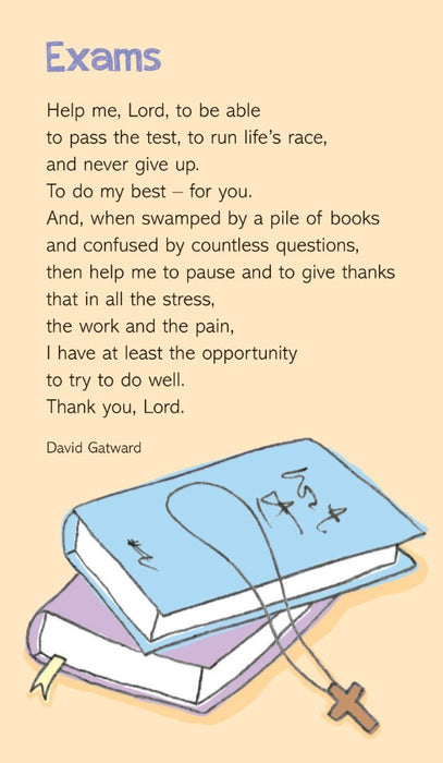Exams Prayer Cards