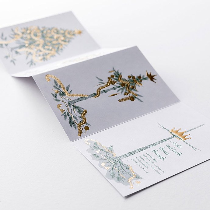 Tree to Cross Boxed Cards (Box of 18)