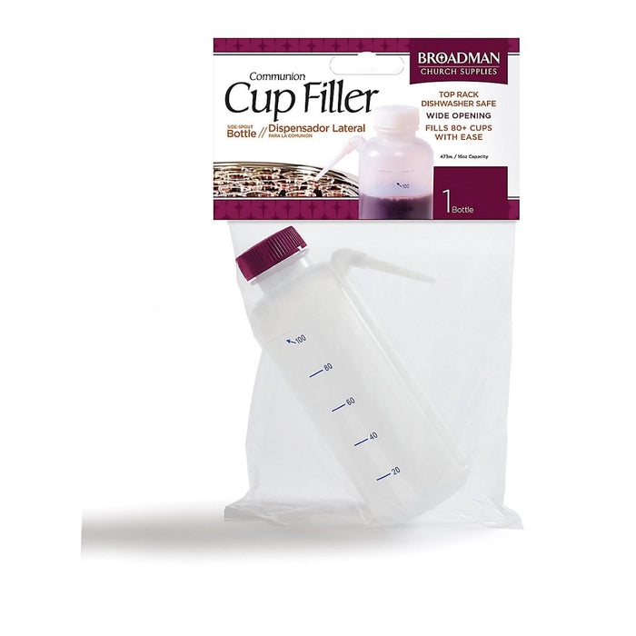 Communion Filler Bottle With Side Straw