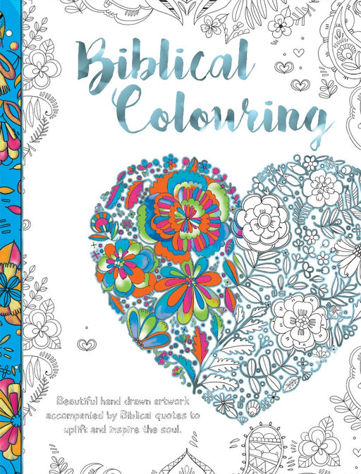 Biblical Colouring Book: Heart