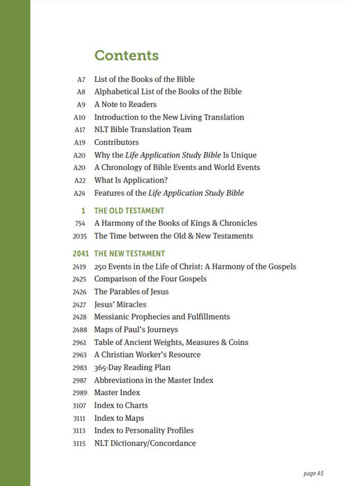 NLT Life Application Study Bible, Third Edition, Large Print