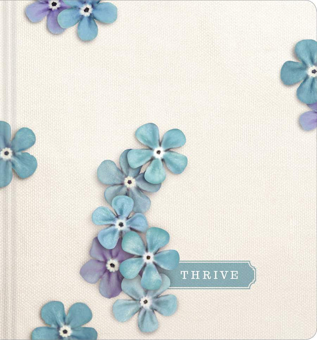 NLT THRIVE Creative Journaling Devotional Bible, Flowers