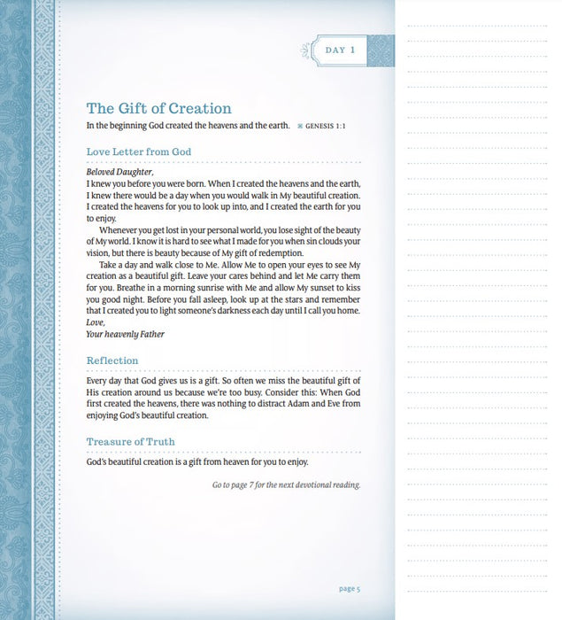 NLT THRIVE Creative Journaling Devotional Bible, Flowers
