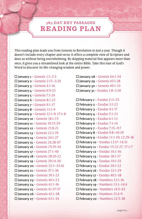 NLT THRIVE Devotional Bible for Women, Rose Metallic