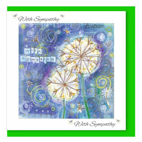 Sympathy Dandelion Greetings Card