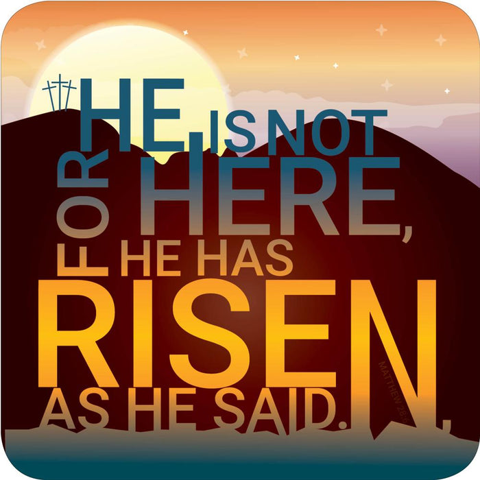 He is Not Here coaster