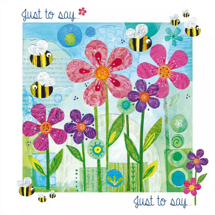 Just to Say Greetings Card