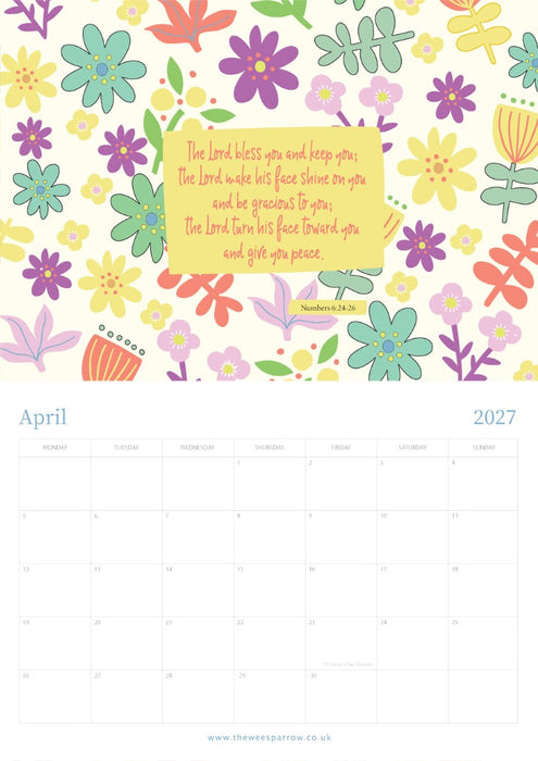 The Wee Sparrow 2027 A3 Calendar