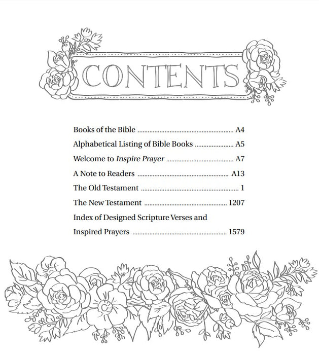 NLT Inspire PRAYER Bible (Softcover)