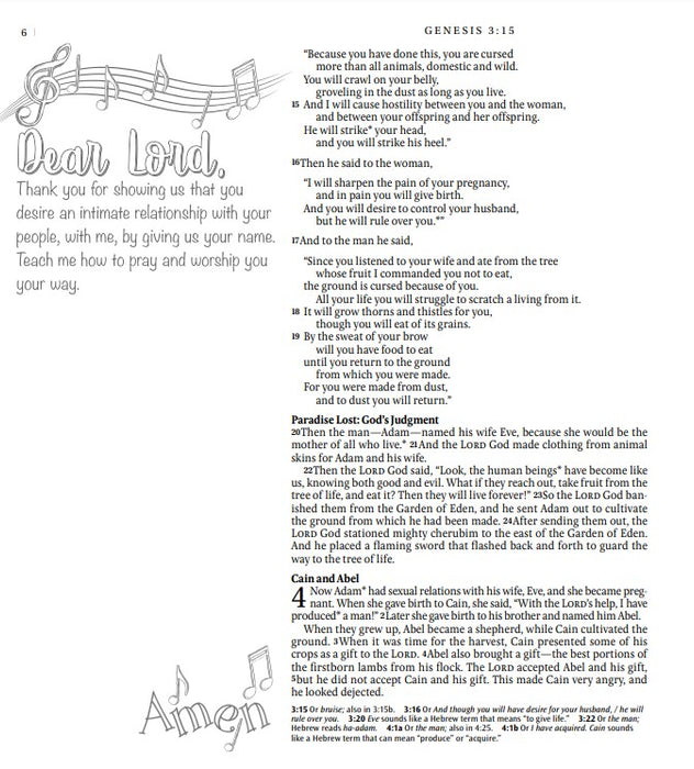 NLT Inspire PRAYER Bible (Softcover)