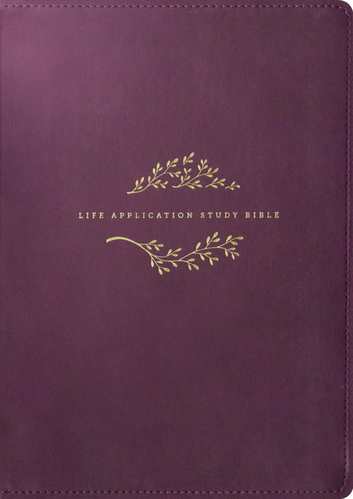 NLT Life Application Study Bible, Third Edition, Purple
