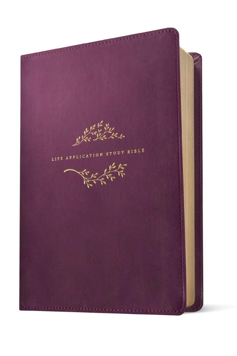 NLT Life Application Study Bible, Third Edition, Purple