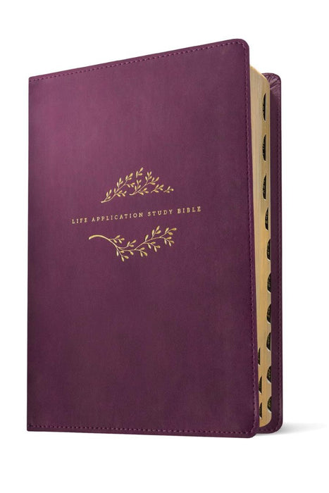 NLT Life Application Study Bible, Third Edition, Purple