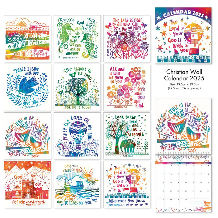 Christian Wall Calendar 2026