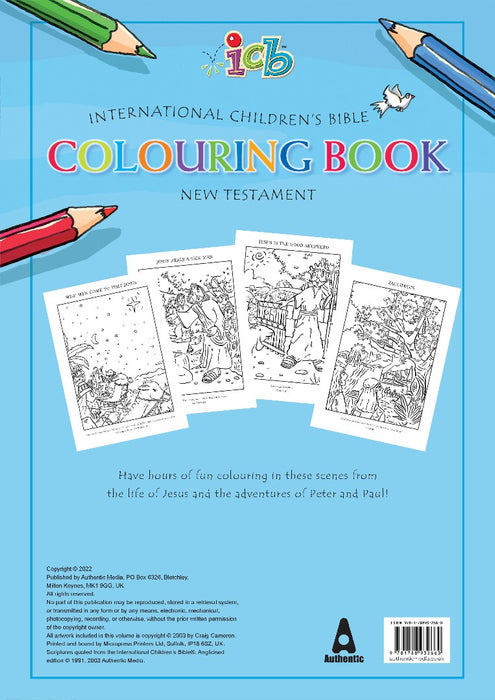 ICB International Children's Bible Colouring Book