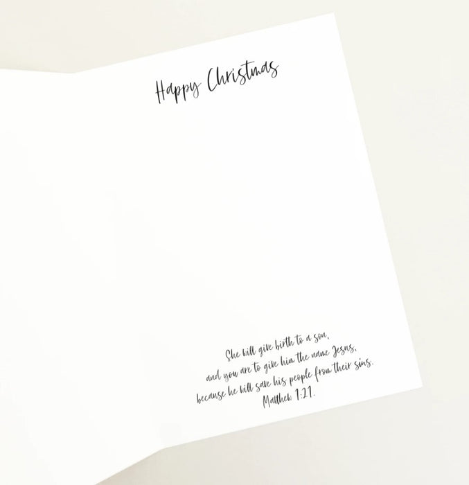 Oh Come Let Us Adore Him Christmas Cards (10 Pack)