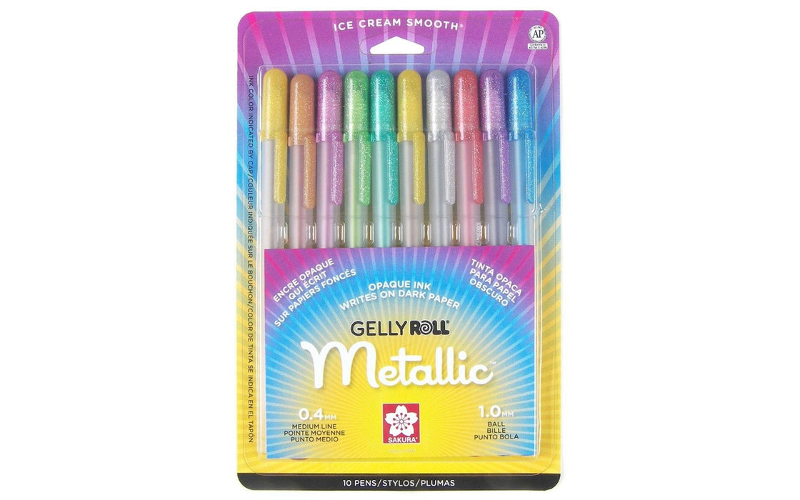 Gelly Roll Metallic Pen Set (pack of 10)