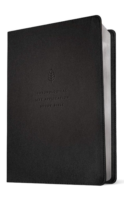 NLT Chronological Life Application Study Bible, Ebony