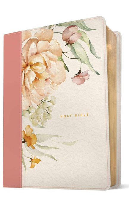 NLT Wide Margin Bible, Filament Edition, Dusty Pink
