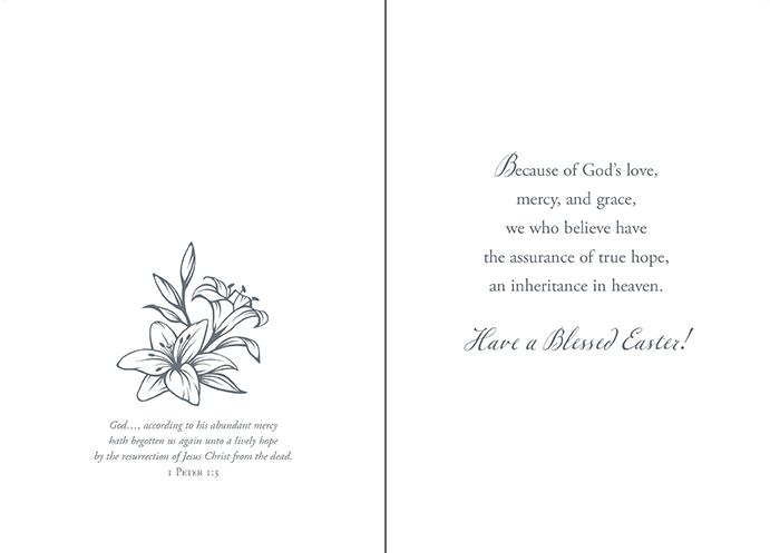 Resurrection Blessings Greetings Cards (Box of 12)