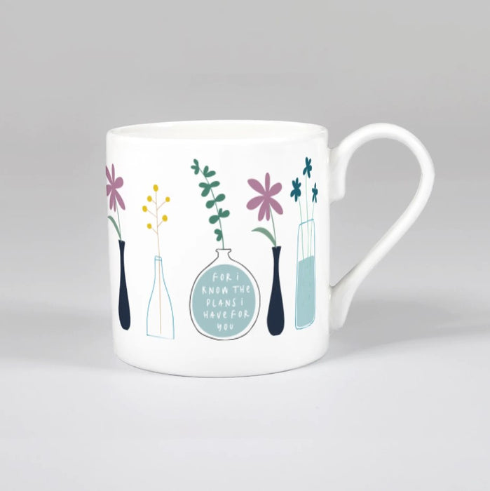 For I Know (Stems) Bone China Mug