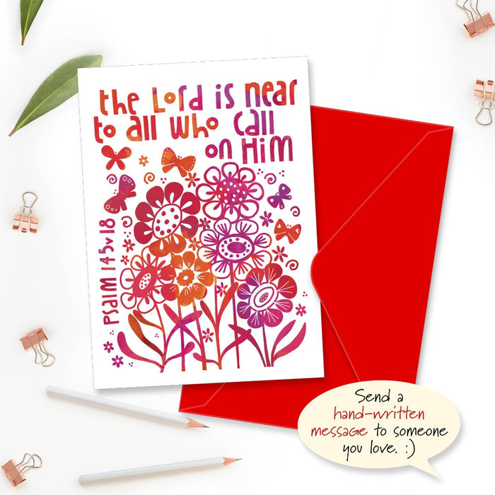 The Lord is Near Greetings Card