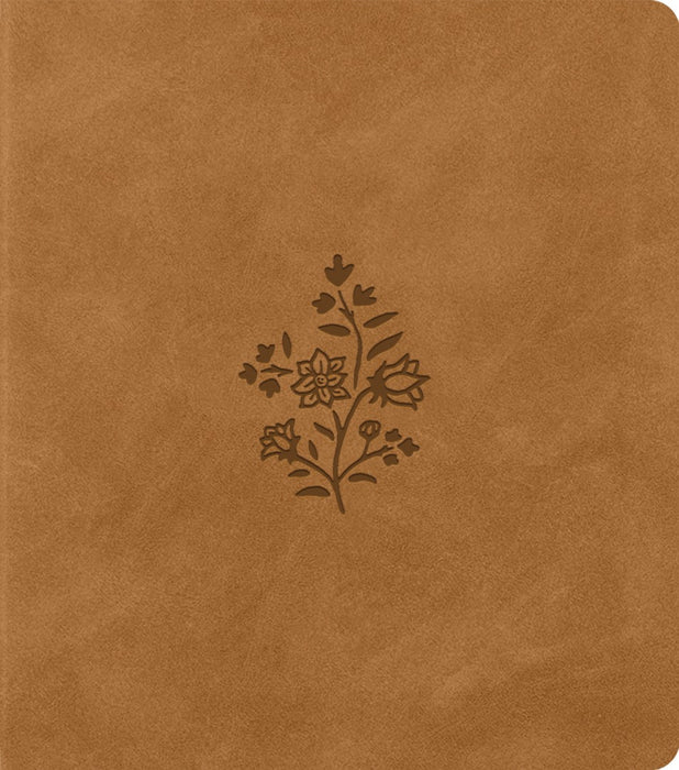ESV Journaling Study Bible, Nubuck Caramel