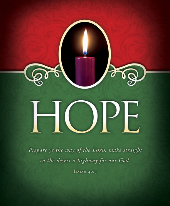 Hope Advent Bulletin Large (Pack of 100)