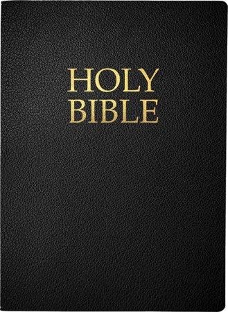 Kjver Holy Bible, Large Print, Black Bonded Leather, Thumb I