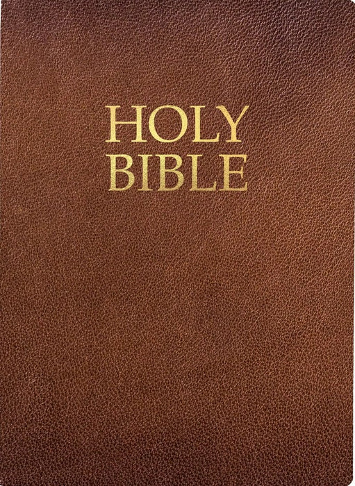 Kjver Holy Bible, Large Print, Acorn Bonded Leather, Thumb I