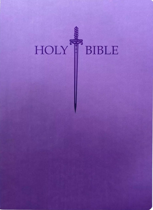 Kjver Sword Holy Bible, Large Print, Royal Purple Ultrasoft,