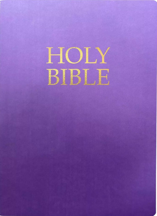 Kjver Holy Bible, Large Print, Royal Purple Ultrasoft