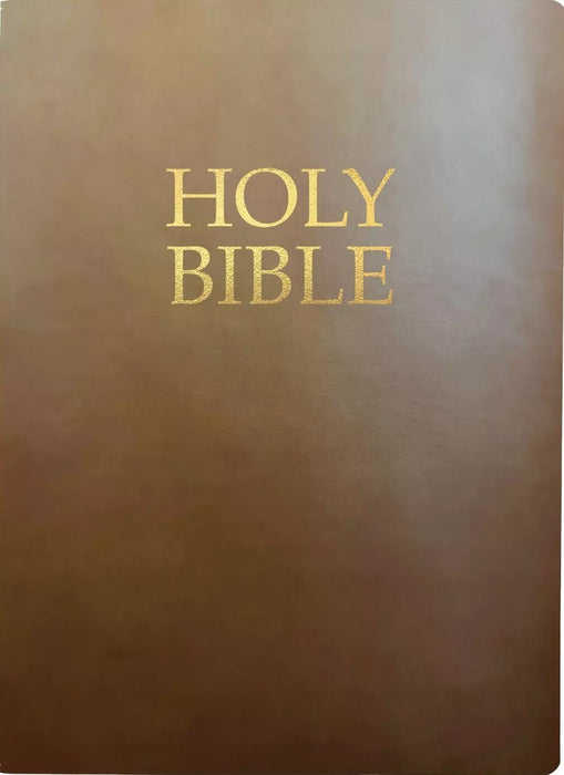 Kjver Holy Bible, Large Print, Coffee Ultrasoft