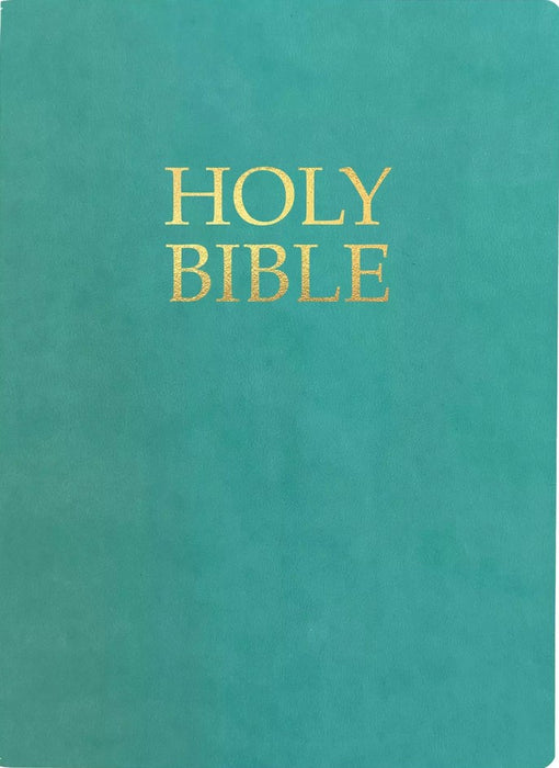 Kjver Holy Bible, Large Print, Coastal Blue Ultrasoft