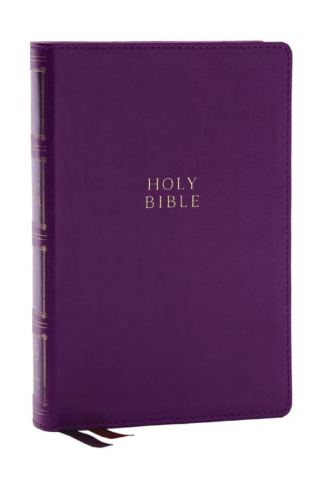 KJV, Compact Center-Column Reference Bible, Leathersoft
