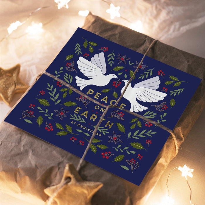 Compassion Charity Christmas Cards: Peace Doves (Pack Of 10)