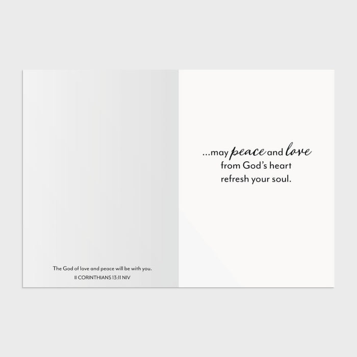 Christmas Boxed Cards: Snowy Scenes - Peace And Love - 2 Des