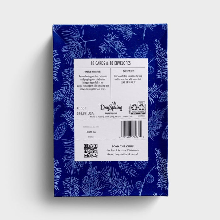 Christmas Boxed Cards: God's Love Nativity (Pack Of 18)