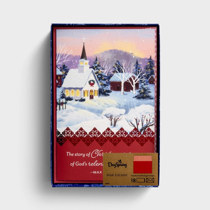 Christmas Boxed Cards: Max Lucado Christmas Village (Pack Of